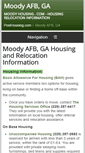 Mobile Screenshot of moodyafbhousing.com
